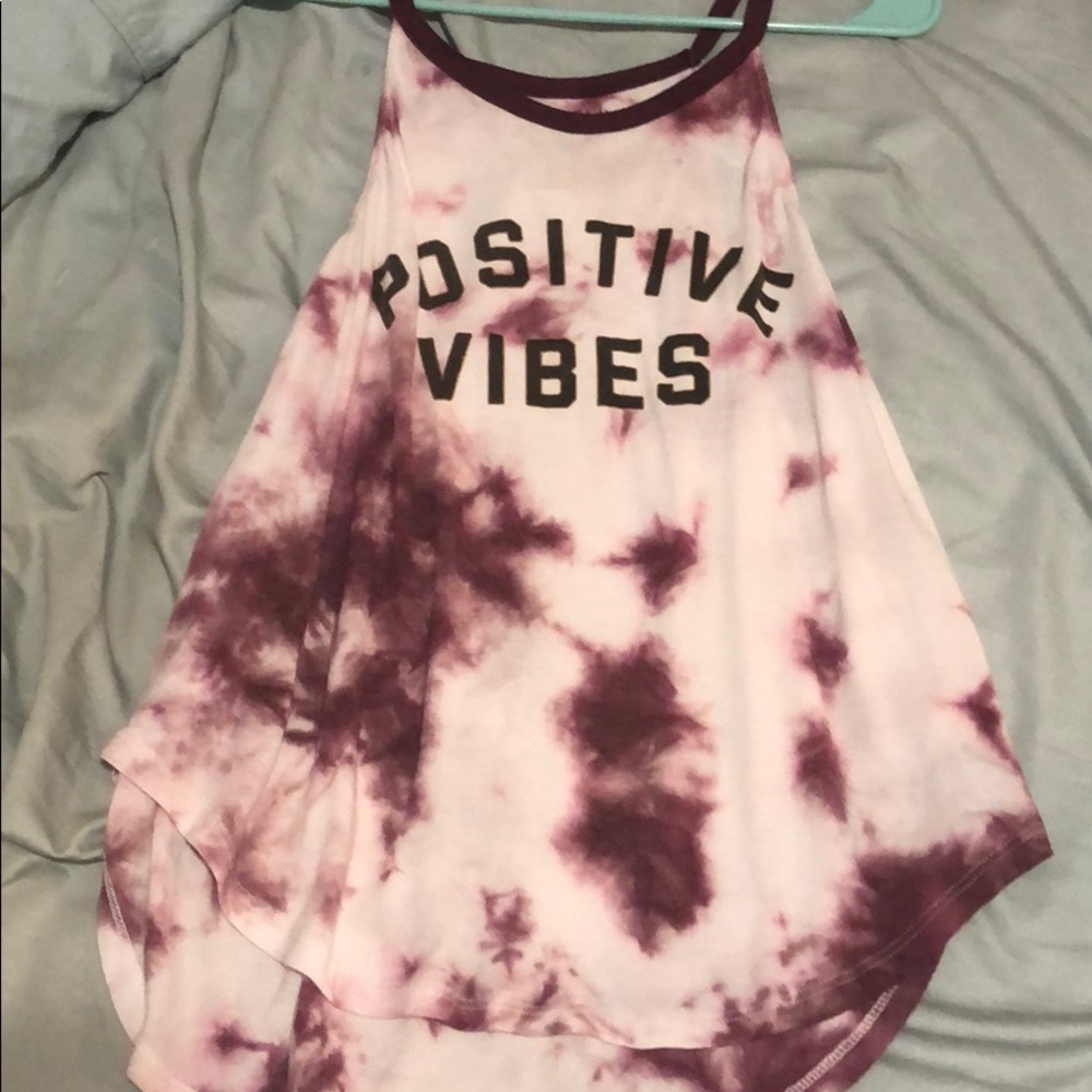 positive vibes tank top